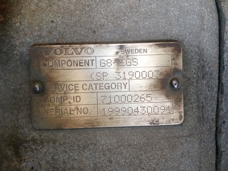 Recambio de caja cambios para volvo b12 referencia OEM IAM G8EGS 3190003 71000265