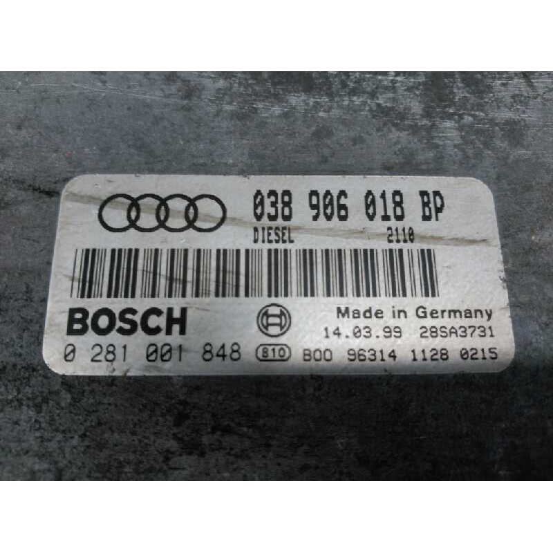 Recambio de centralita motor uce para audi a3 (8l) 1.9 tdi ambiente referencia OEM IAM 038906018BP 0281001848 