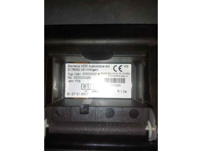 Recambio de tacografo para man tg - a 18.xxx 10.5 diesel referencia OEM IAM 13812050000019 0000233255 