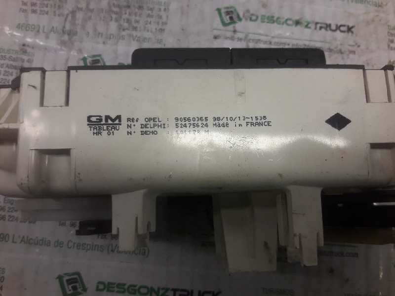 Recambio de mando calefaccion / aire acondicionado para opel astra g berlina club referencia OEM IAM 90560365 52475624 11 PINS