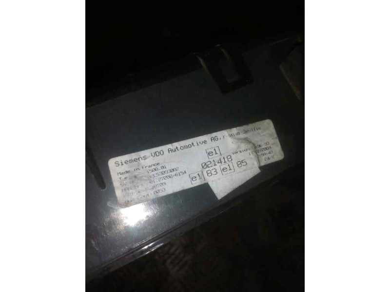 Recambio de cuadro instrumentos para man tg - a 18.xxx fg / bb   (e3/e4) l referencia OEM IAM 81272026154  