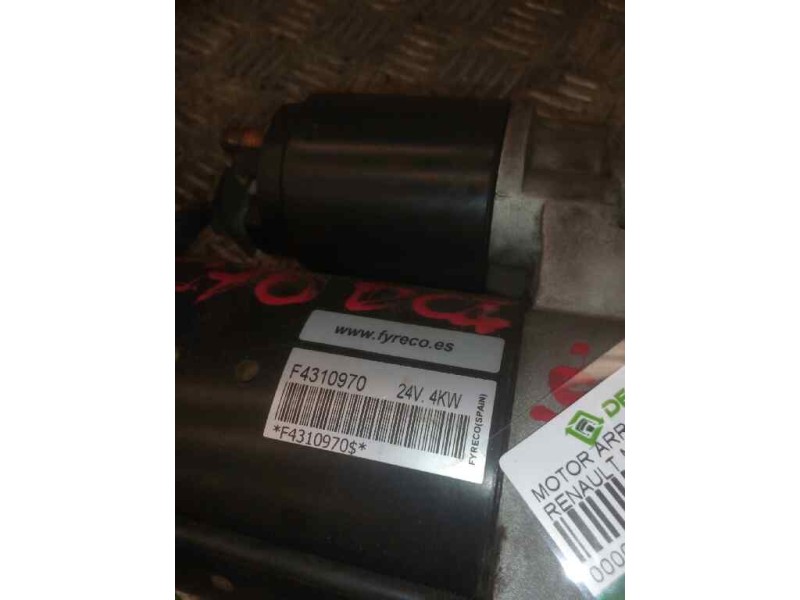 Recambio de motor arranque para renault midlum referencia OEM IAM   