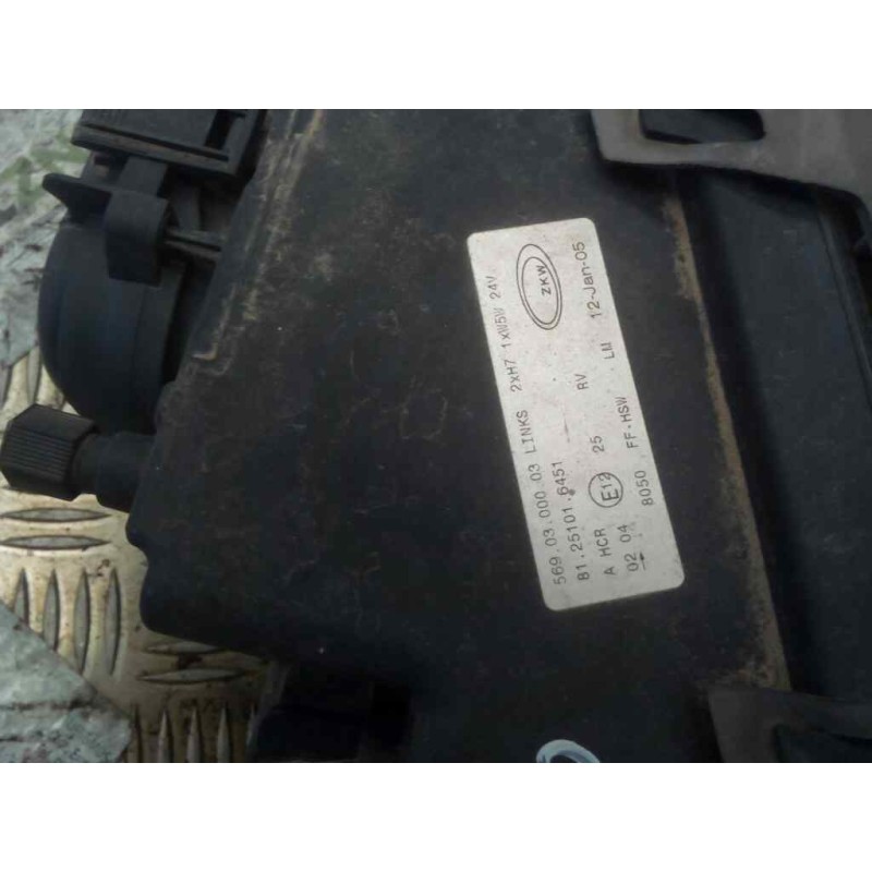 Recambio de faro izquierdo para man tg - a 18.xxx fg / bb   (e3/e4) l referencia OEM IAM 81251016451  