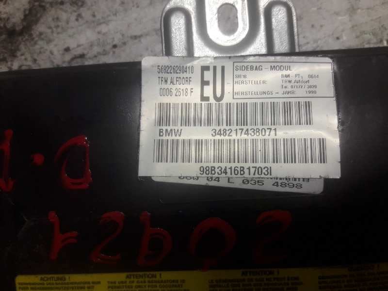 Recambio de airbag lateral derecho para bmw serie 3 berlina (e46) 320d referencia OEM IAM 348217438071 568226290410 