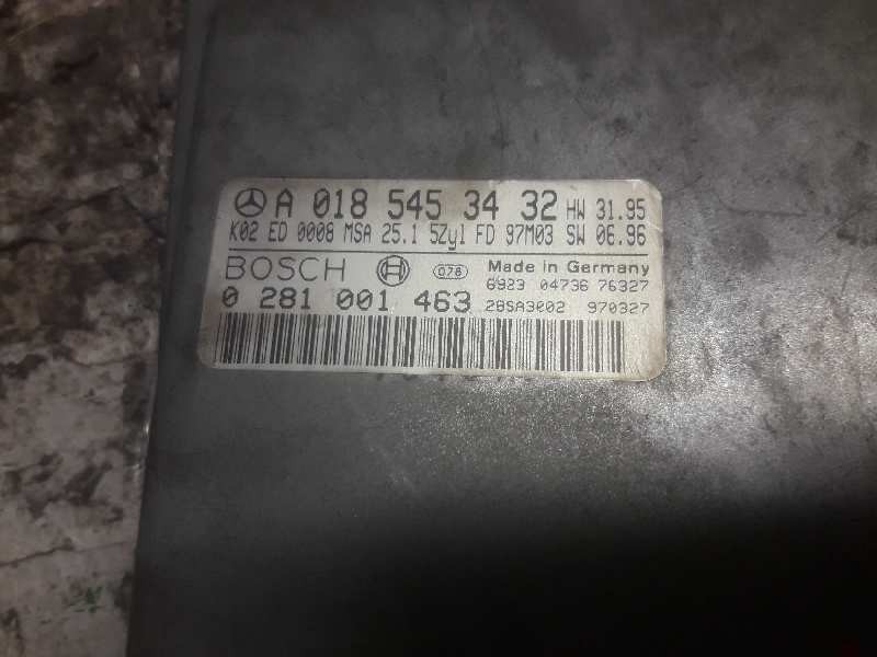 Recambio de centralita motor uce para mercedes clase c (w202) berlina referencia OEM IAM A0185453432 0281001463 69230473676327