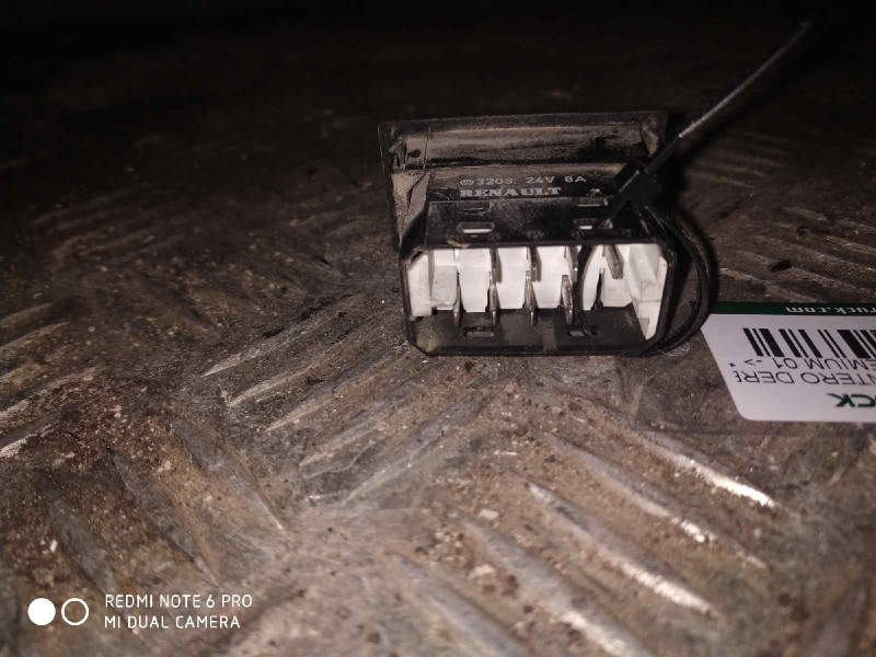 Recambio de mando elevalunas delantero derecho para renault hr xxx.18/26 premium 01 referencia OEM IAM   