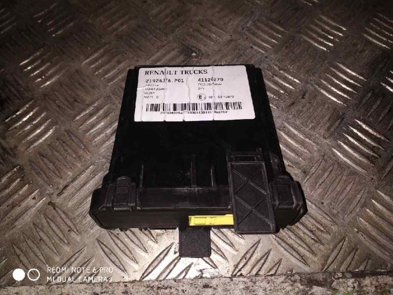 Recambio de modulo electronico para renault serie t fg 4x2 cabina high-sleeper referencia OEM IAM 21926376 7421926376 