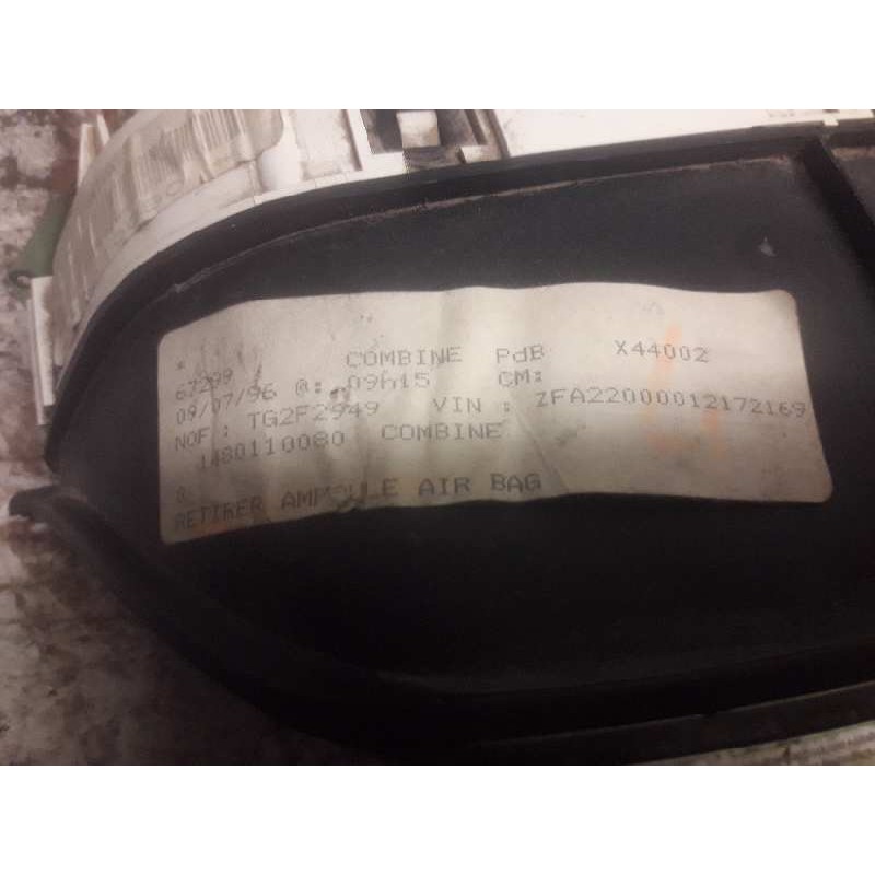 Recambio de cuadro instrumentos para fiat scudo (222) 1.9 d el caja cerrada referencia OEM IAM 1480110080 09036419901 