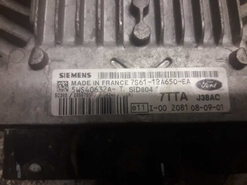 Recambio de centralita motor uce para ford fiesta (cbk) ambiente referencia OEM IAM 7S6112A650EA 5WS40632AT 7TTAJ38AC