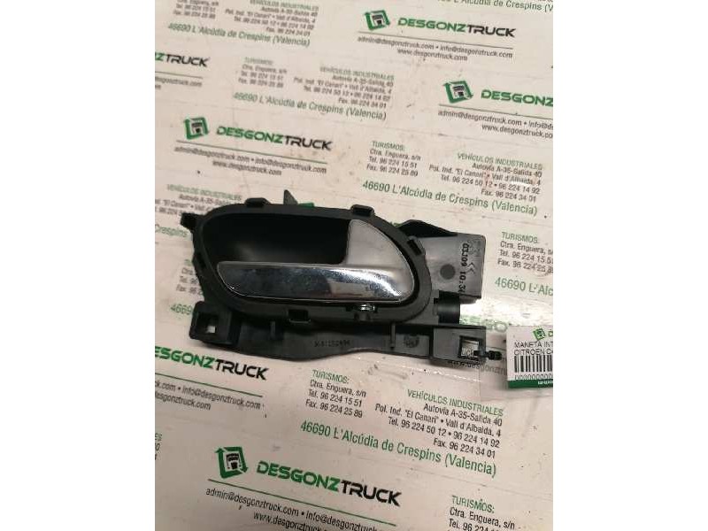 Recambio de maneta interior delantera derecha para citroen c4 berlina collection referencia OEM IAM 96435310VD  