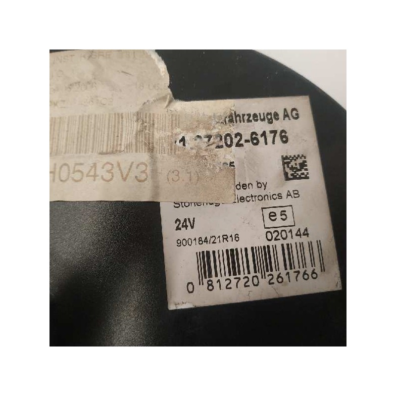 Recambio de cuadro instrumentos para man tg - a 18.xxx fg / bb   (e3/e4) l referencia OEM IAM 81272026176  