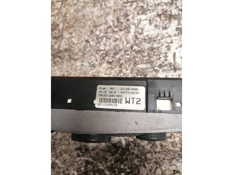 Recambio de mando calefaccion / aire acondicionado para opel zafira b cosmo referencia OEM IAM 13245119 901512900001 