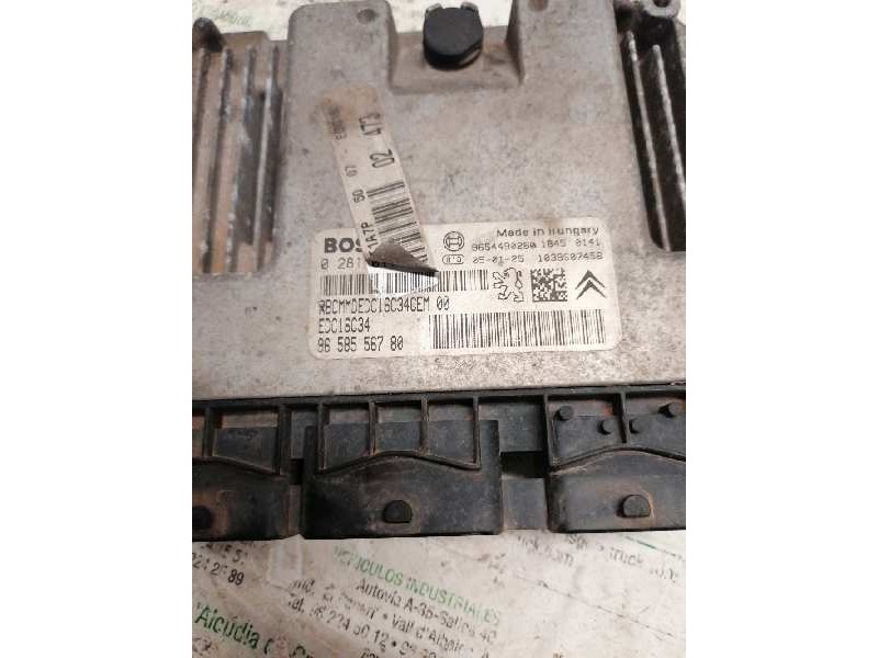 Recambio de centralita motor uce para peugeot 206 berlina x-line referencia OEM IAM 0281011783 9658556780 9654490280