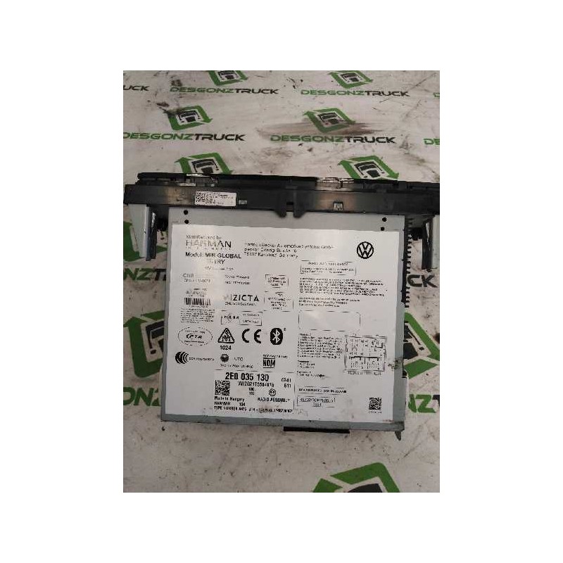 Recambio de sistema audio / radio cd para man tge pritsche (uz) pritsche 2.xxx 4x4 referencia OEM IAM 2E0035130  