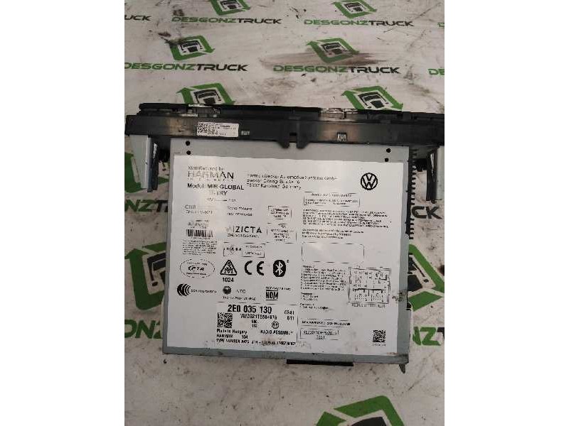 Recambio de sistema audio / radio cd para man tge pritsche (uz) pritsche 2.xxx 4x4 referencia OEM IAM 2E0035130  