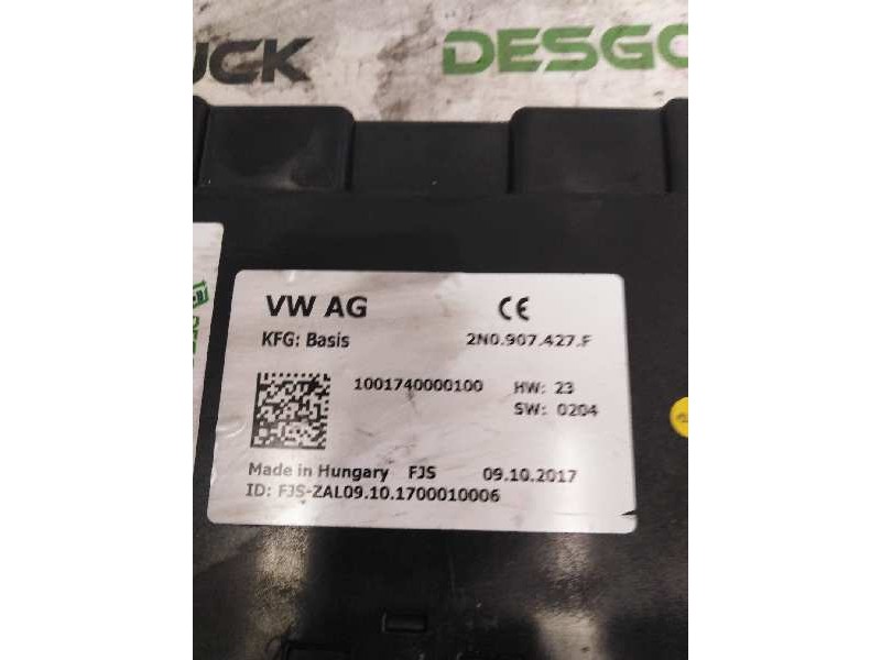 Recambio de modulo electronico para man tge pritsche (uz) pritsche 2.xxx 4x4 referencia OEM IAM 2N0907427F  