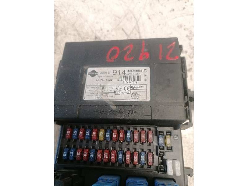 Recambio de caja reles / fusibles para nissan primera berlina (p11) comfort referencia OEM IAM 285519F 5WK48542 