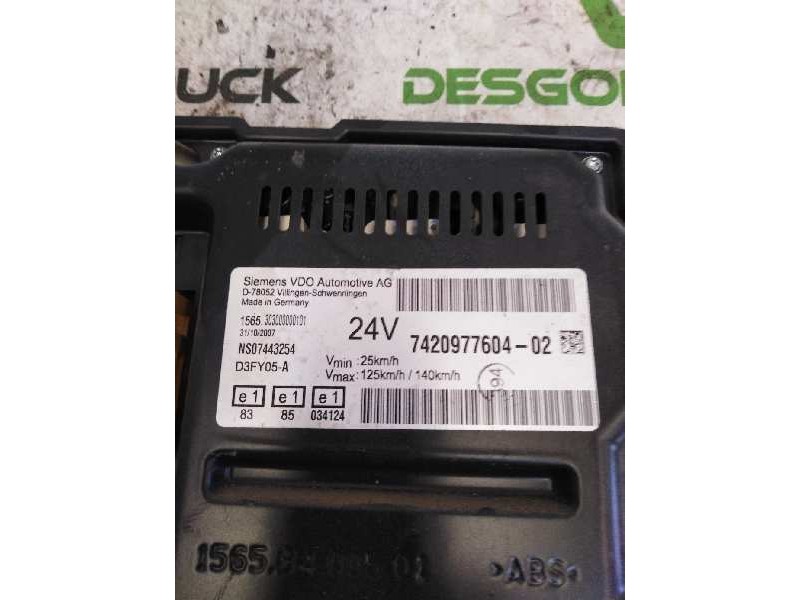 Recambio de cuadro instrumentos para renault magnum ab 2005 referencia OEM IAM 7420977604 7422185288 