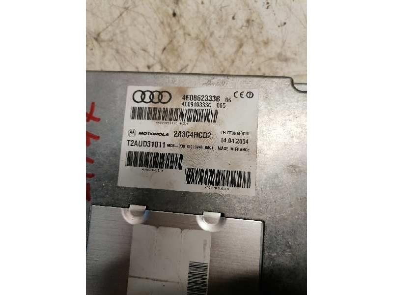 Recambio de modulo electronico para audi a8 (4e2) 3.7 quattro referencia OEM IAM 4E0862333B 4E0910333C 
