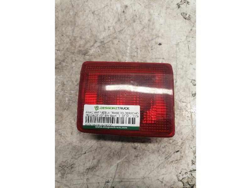 Recambio de faro antiniebla trasero derecho para peugeot 407 sw sport referencia OEM IAM   