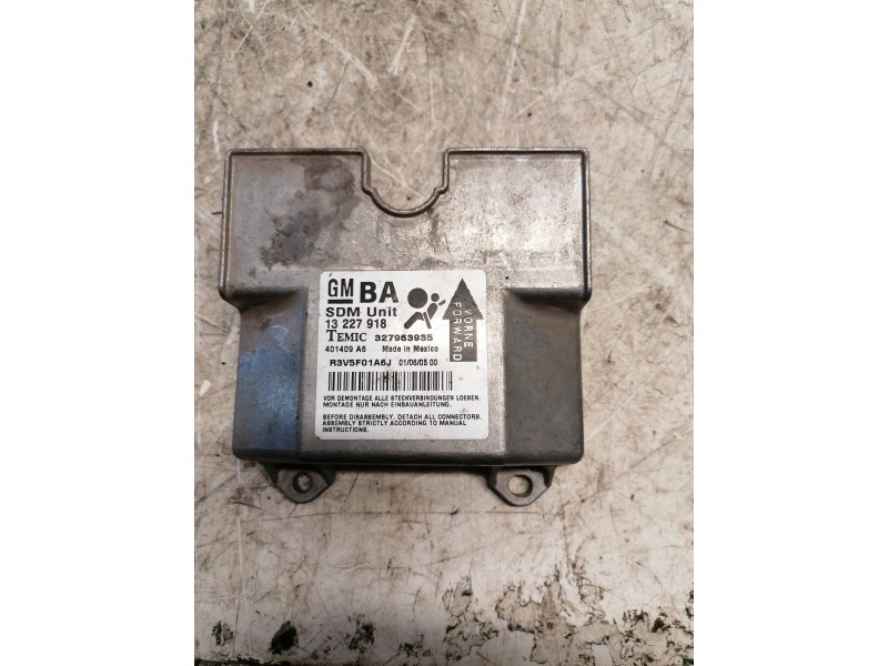 Recambio de centralita airbag para opel astra gtc 1.7 16v cdti referencia OEM IAM 13227918 327963935 