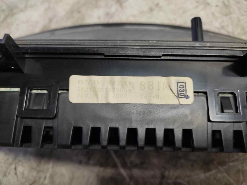 Recambio de cuadro instrumentos para skoda fabia (6y2/6y3) comfort referencia OEM IAM 6Y0920881M  