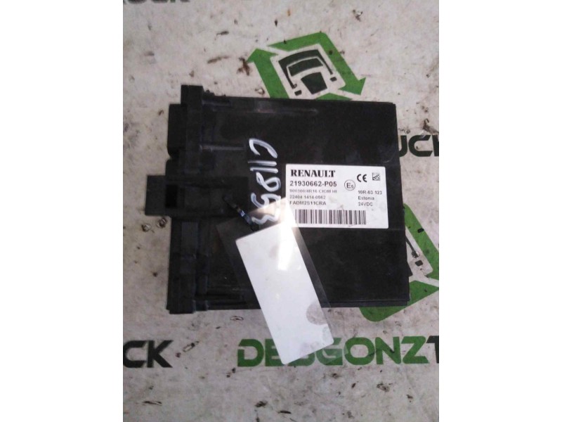 Recambio de modulo electronico para renault serie t fg 4x2 cabina high-sleeper referencia OEM IAM 21930662  