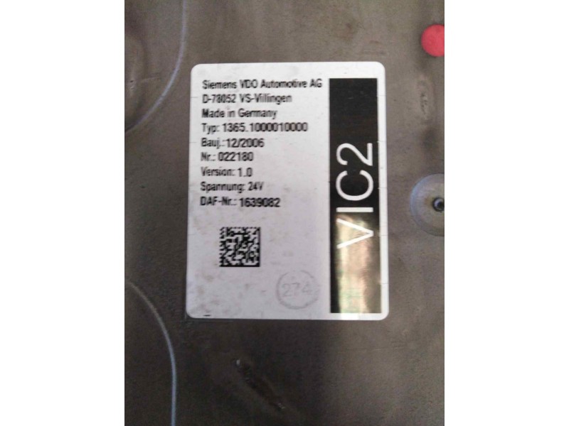 Recambio de modulo electronico para daf serie xf105.xxx fsa 4x2 super-space-cab referencia OEM IAM 1639082  