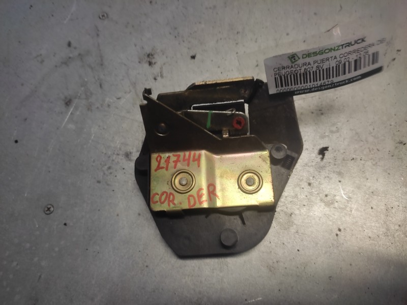 Recambio de cerradura puerta corredera derecha para peugeot 807 sv referencia OEM IAM   