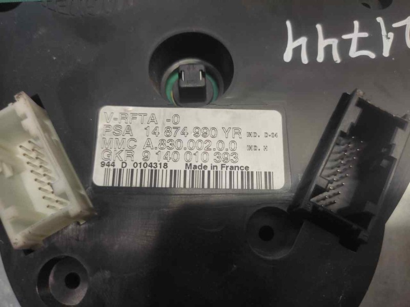 Recambio de mando climatizador para peugeot 807 sv referencia OEM IAM 14874990YR A83000200 