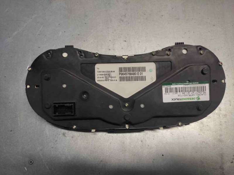 Recambio de cuadro instrumentos para peugeot 307 (s1) xr referencia OEM IAM 9645768480 216698150 NS0533742Z