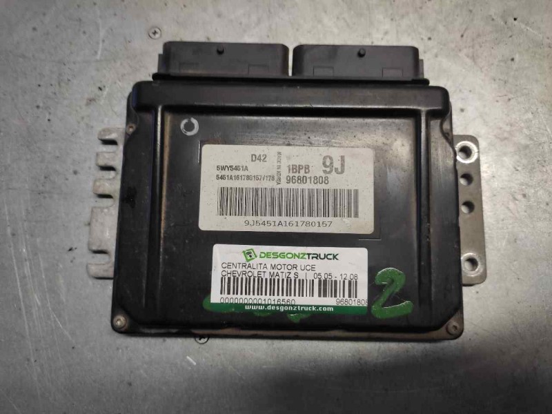 Recambio de centralita motor uce para chevrolet matiz s referencia OEM IAM 96801808 5WY5451A 