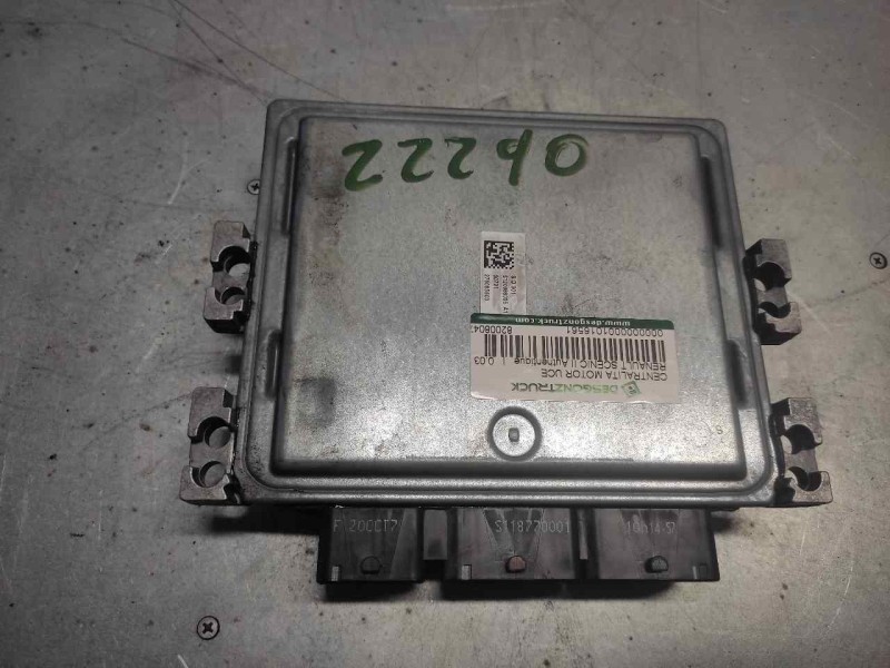 Recambio de centralita motor uce para renault scenic ii authentique referencia OEM IAM 8200804775 8200807626 S122326113A