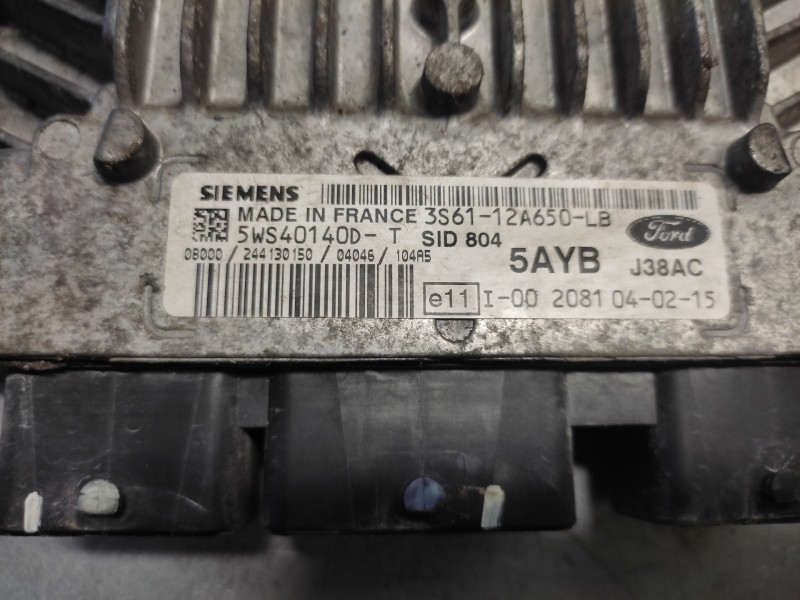 Recambio de centralita motor uce para ford fiesta (cbk) ambiente referencia OEM IAM 3S6112A650LB 5WS40140DT 