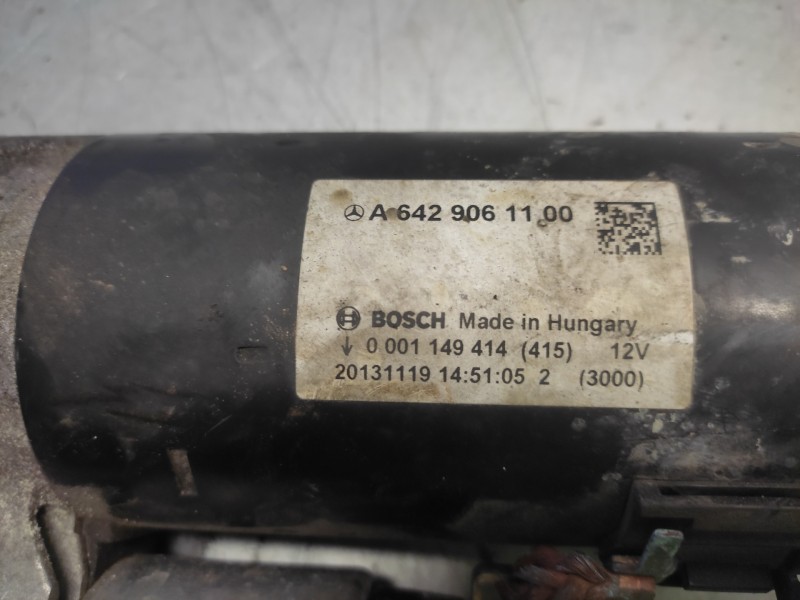 Recambio de motor arranque para mercedes clase e (w212) familiar referencia OEM IAM A6429061100 0001149414415 10 DIENTES