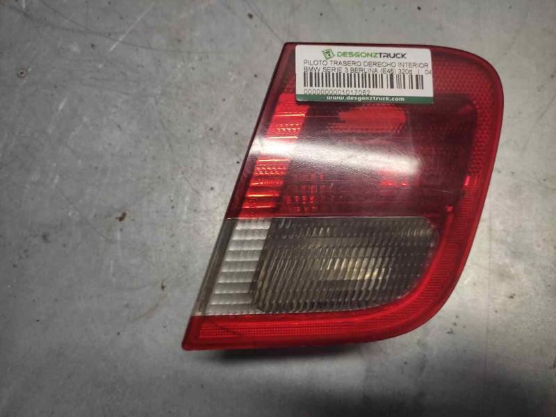 Recambio de piloto trasero derecho interior para bmw serie 3 berlina (e46) 320d referencia OEM IAM   3 PINS