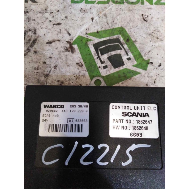 Recambio de modulo electronico para scania serie p/g/r (c-clase) referencia OEM IAM 1862647 4461702200 CENTRALITA ECAS