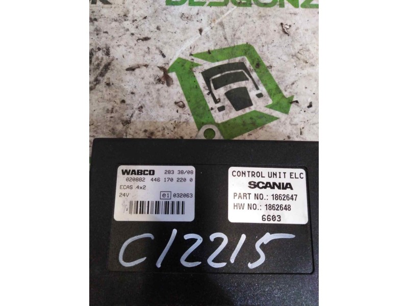 Recambio de modulo electronico para scania serie p/g/r (c-clase) referencia OEM IAM 1862647 4461702200 CENTRALITA ECAS