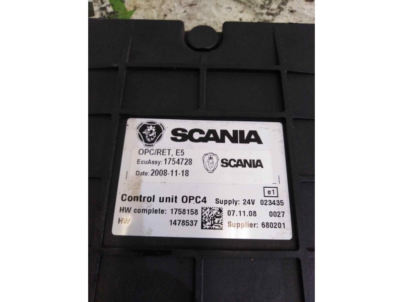 Recambio de modulo electronico para scania serie p/g/r (c-clase) referencia OEM IAM 1754728 1758158 CENTRALITA OPC