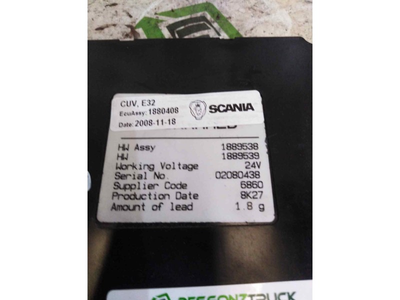 Recambio de modulo electronico para scania serie p/g/r (c-clase) referencia OEM IAM 1880408 1889538 1889539