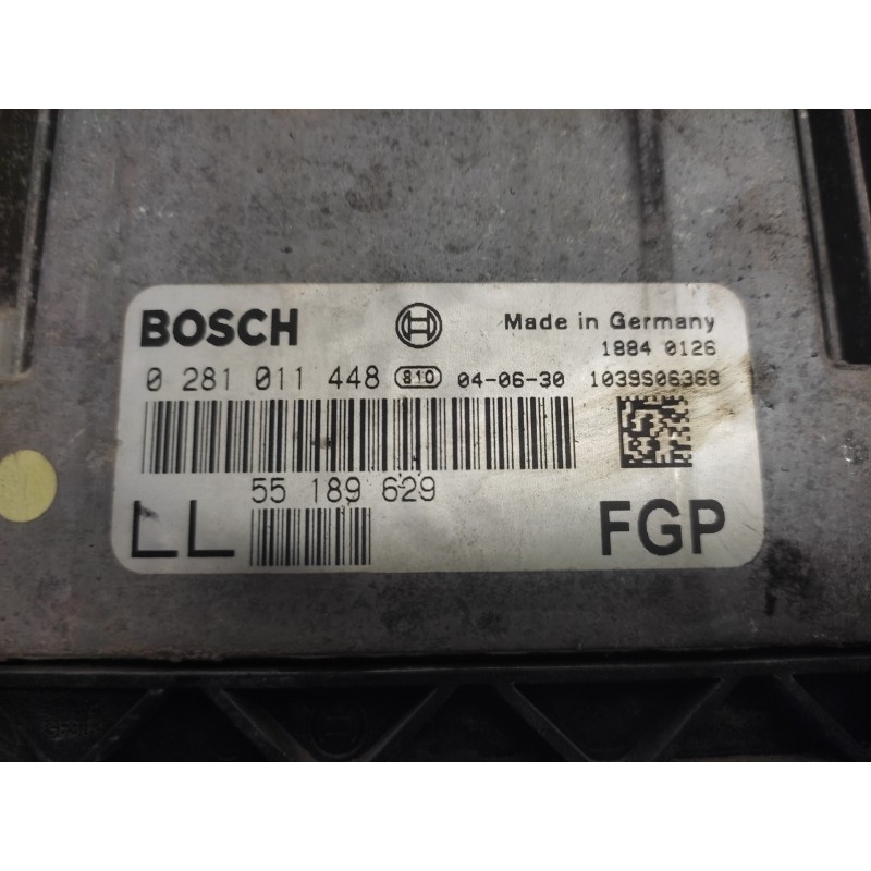 Recambio de centralita motor uce para opel vectra c berlina comfort referencia OEM IAM 0281011488 55189629 1039S06368
