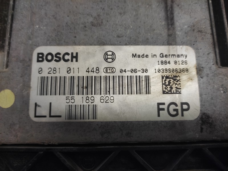 Recambio de centralita motor uce para opel vectra c berlina comfort referencia OEM IAM 0281011488 55189629 1039S06368