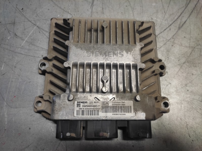 Recambio de centralita motor uce para citroen berlingo referencia OEM IAM 9650517880 9647423380 5WS40049CT