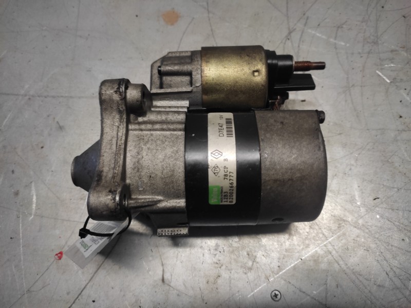 Recambio de motor arranque para renault scenic ii emotion referencia OEM IAM 8200266777  