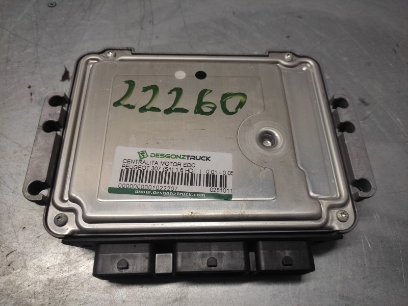 Recambio de centralita motor edc para peugeot 307 (s1) xs referencia OEM IAM 0281011627 9656161880 