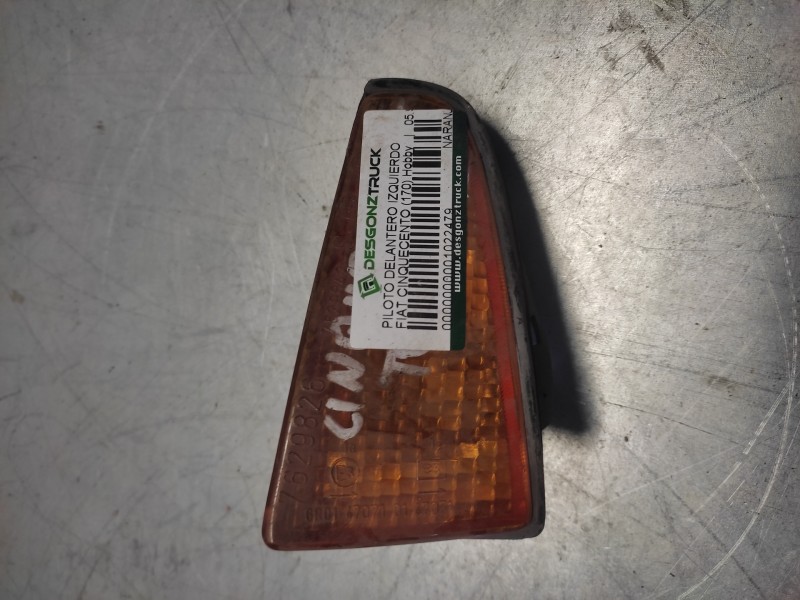 Recambio de piloto delantero izquierdo para fiat cinquecento (170) hobby referencia OEM IAM NARANJA  