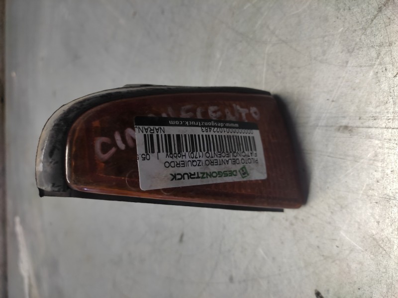 Recambio de piloto delantero izquierdo para fiat cinquecento (170) hobby referencia OEM IAM NARANJA  