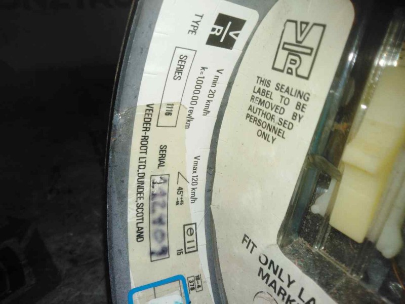 Recambio de tacografo para nissan trucks m 130.17 referencia OEM IAM 1116 VEEDER-ROOT 