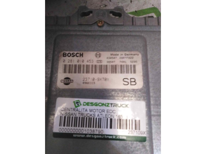 Recambio de centralita motor edc para nissan trucks atleon 165 referencia OEM IAM 237109X701 0281010453 