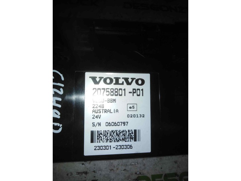 Recambio de modulo electronico para volvo fh xxx 12.8 diesel referencia OEM IAM 20758801  CENTRALITA VECU
